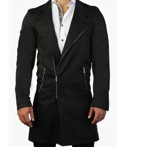 Maceoo Paris Descartes Black Wave Peacoat Size XXL